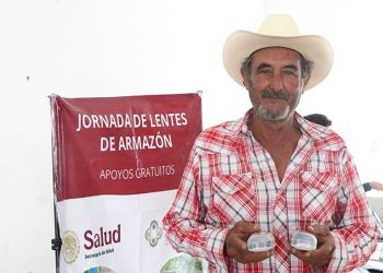 ENTREGA GOBIERNO ESTATAL 650 ANTEOJOS GRATUITOS A POBLACIÓN VULNERABLE