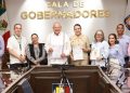 GOBERNADOR VÍCTOR CASTRO COSÍO RECIBE PLIEGO PETITORIO DEL SINDICATO DE TRABAJADORES DE SALUD EN BCS