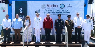RECONOCE VÍCTOR CASTRO APORTACIÓN DE LA MARINA AL DESARROLLO DE BCS