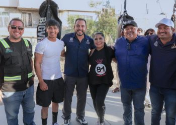 ATENDER LAS CAUSAS ES RECUPERAR LOS ESPACIOS PÚBLICOS: CHRISTIAN AGÚNDEZ AL SUPERVISAR OBRA EN LOS CANGREJOS
