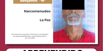 CUMPLIMENTA PGJE ORDEN DE APREHENSIÓN CONTRA IMPUTADO POR EL DELITO DE NARCOMENUDEO
