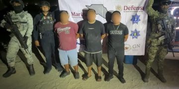 EN OPERATIVO BOM DETIENEN A CINCO  PERSONAS CON DROGA Y ARMA DE FUEGO