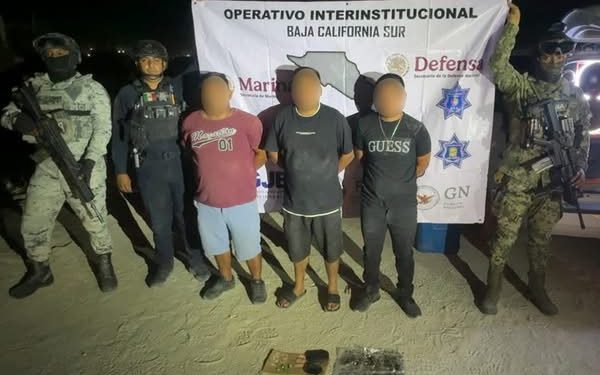 EN OPERATIVO BOM DETIENEN A CINCO  PERSONAS CON DROGA Y ARMA DE FUEGO