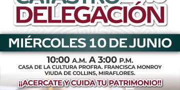 “CATASTRO EN TU DELEGACIÓN “ LLEGA A MIRAFLORES PARA BRINDAR ATENCIÓN Y ASESORÍA A LA CIUDADANÍA
