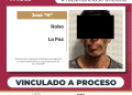 INICIA PGJE PROCESO PENAL CONTRA IMPUTADO POR ROBO EN LA PAZ