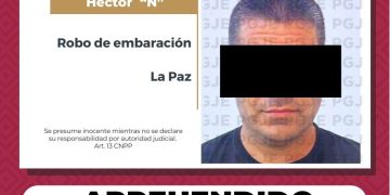 APREHENDE PGJE A PROBABLE RESPONSABLE DE ROBO SOBRE EMBARCACIÓN