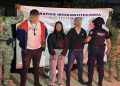 ARMAS, NARCÓTICOSY SEIS PERSONAS DETENIDAS DURANTE OPERATIVOS BOM IMPLEMENTADOS EN LA ENTIDAD