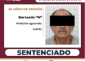 OBTIENE PGJE SENTENCIA DE 30 AÑOS DE PRISIÓN PARA CULPABLE DE VIOLACIÓN AGRAVADA