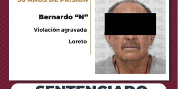 OBTIENE PGJE SENTENCIA DE 30 AÑOS DE PRISIÓN PARA CULPABLE DE VIOLACIÓN AGRAVADA