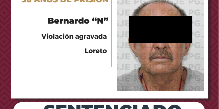 OBTIENE PGJE SENTENCIA DE 30 AÑOS DE PRISIÓN PARA CULPABLE DE VIOLACIÓN AGRAVADA