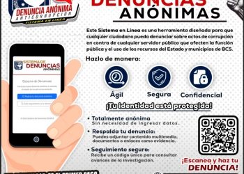 FORTALECE LA FISCALÍA ANTICORRUPCIÓN DE BCS LA PARTICIPACIÓN CIUDADANA CON NUEVO SISTEMA DE DENUNCIAS ANÓNIMAS
