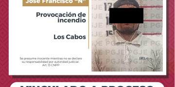 PGJE OBTIENE VINCULACIÓN A PROCESO CONTRA IMPUTADO POR PROVOCACIÓN DE INCENDIO EN EL ESTERO DE SAN JOSÉ DEL CABO