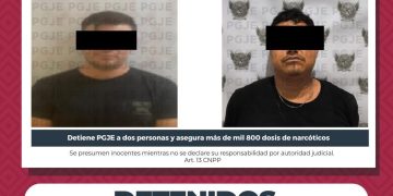 DOS PERSONAS DETENIDAS CON DROGA EN LA PAZ Y LOS CABOS