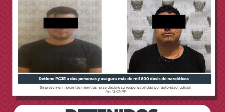 DOS PERSONAS DETENIDAS CON DROGA EN LA PAZ Y LOS CABOS