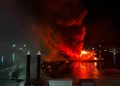 BOMBEROS DE CSL ATIENDEN INCENDIO DE EMBARCACIONES
