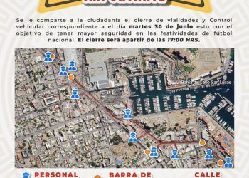 IMPLEMENTARÁ SEGURIDAD PÚBLICA OPERATIVO ESPECIAL EN ZONA CENTRO DE CABO SAN LUCAS POR PARTIDO DE LA SELECCIÓN NACIONAL