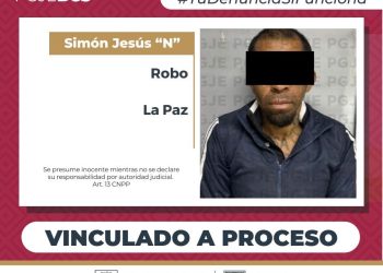 QUEDA EN PRISIÓN POR ROBO EN LA PAZ