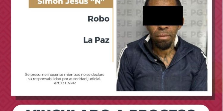 QUEDA EN PRISIÓN POR ROBO EN LA PAZ