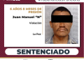 LOGRA PGJE SENTENCIA DE MÁS DE 6 AÑOS DE PRISIÓN PARA RESPONSABLE DE VIOLACIÓN EN LA PAZ