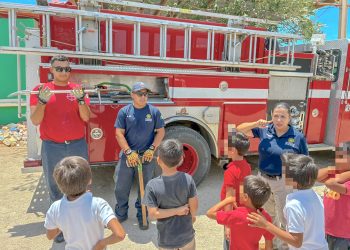 ACERCAN A ESTUDIANTES DE PALO ESCOPETA A LA LABOR POLICIAL CON PROGRAMA “CONOCIENDO A TUS HÉROES”