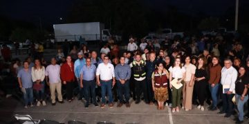 ENCABEZA GOBERNADOR ENCUENTRO CIUDADANO Y ENTREGA APOYOS EN EL CAMPAMENTO