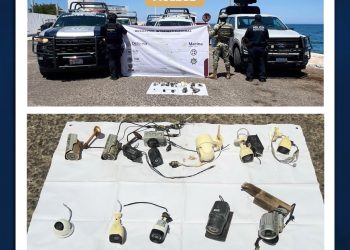 SE ASEGURAN 11 CÁMARAS DE VIDEOVIGILANCIA DURANTE OPERATIVO EN SANTA ROSALÍA