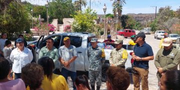 GOBIERNO DEL ESTADO ATIENDE FAMILIAS AFECTADAS POR INCENDIO EN SAN JOSÉ DE COMONDU￼