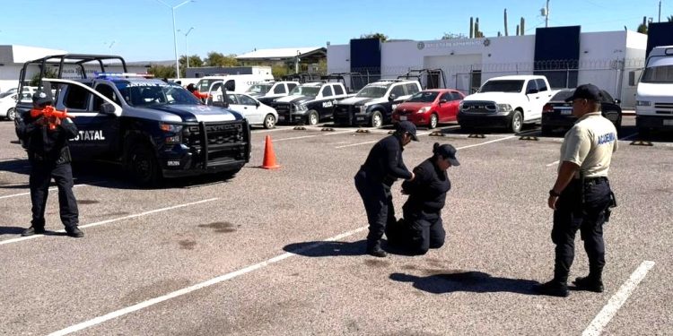 ACADEMIA ESTATAL EVALÚA COMPETENCIAS BÁSICAS DE POLICÍAS MUNICIPALES