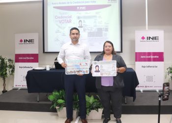 PRESENTA INE EN BCS NUEVO MODELO DE CREDENCIAL CON AVANZADA TECNOLOGÍA Y MAYORES MEDIDAS DE SEGURIDAD.