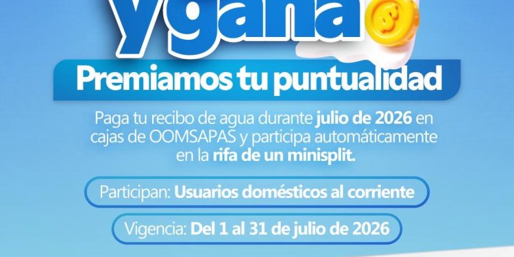 OOMSAPAS MULEGÉ IMPULSA CAMPAÑA “PAGA Y GANA” PARA FORTALECER LA OPERACIÓN DEL SERVICIO DE AGUA