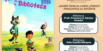 GOBIERNO DE LOS CABOS INVITA A LA NIÑEZ A PARTICIPAR EN EL PROGRAMA “MIS VACACIONES EN LA BIBLIOTECA 2026”