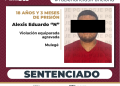 OBTIENE PGJE 18 AÑOS 3 MESES DE PRISIÓN PARA ALEXIS EDUARDO “N” CULPABLE DE VIOLACIÓN EQUIPARADA AGRAVADA