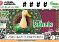 PATO MERLÍN YA TIENE SU BILLETE CONMEMORATIVO DE LOTERÍA NACIONAL