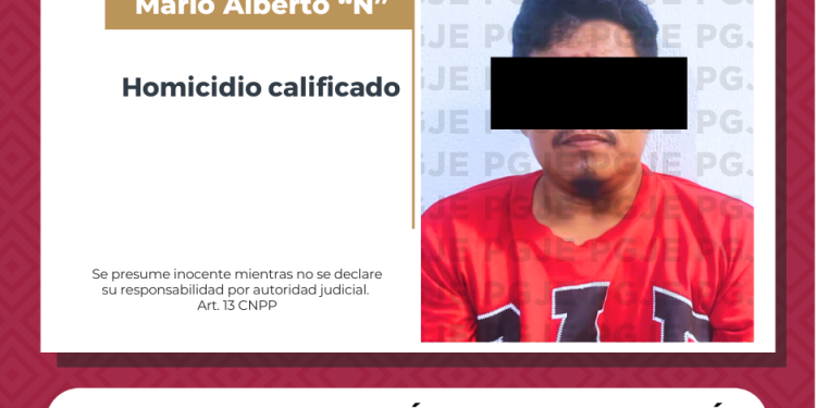 ASEGURA PGJE A PRÓFUGO DE LA JUSTICIA DEL ESTADO DE MORELOS BUSCADO POR HOMICIDIO CALIFICADO