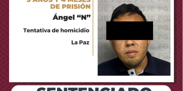OBTIENE PGJE 5 AÑOS 4 MESES DE PRISIÓN PARA CULPABLE DE TENTATIVA DE HOMICIDIO