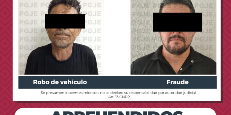 APREHENDE PGJE A DOS HOMBRES POR FRAUDE Y ROBO DE VEHÍCULO EN LOS CABOS