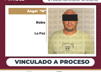 QUEDA EN PRISIÓN PREVENTIVA  POR ROBO EN LA PAZ