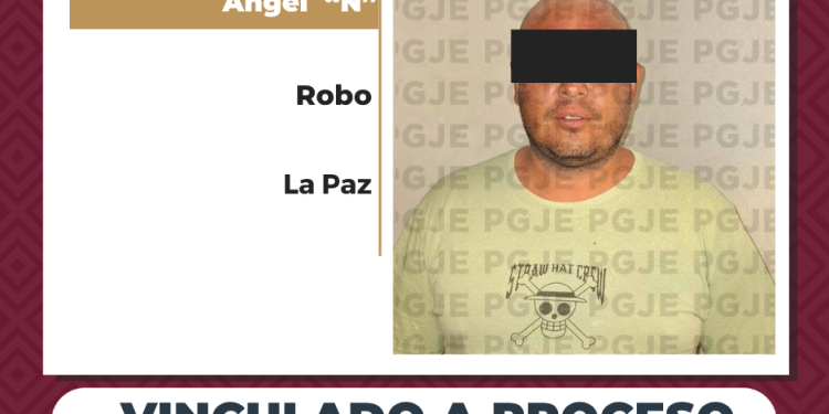 QUEDA EN PRISIÓN PREVENTIVA  POR ROBO EN LA PAZ