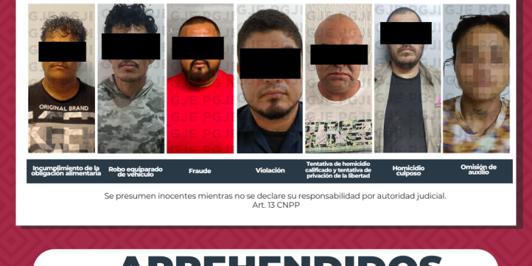 CUMPLIMENTA PGJE SIETE ÓRDENES DE APREHENSIÓN EN BAJA CALIFORNIA SUR