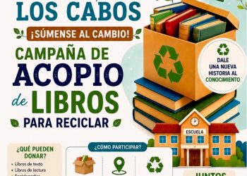 INVITAN A ESCUELAS DE LOS CABOS A PARTICIPAR RN CAMPAÑA DE ACOPIO DE LIBROS PARA RECICLAR