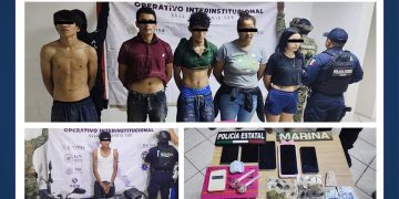 OPERATIVOS DE LA MESA ESTATAL DE SEGURIDAD PERMITEN LA DETENCIÓN DE SIETE PERSONAS POR DELITOS CONTRA LA SALUD