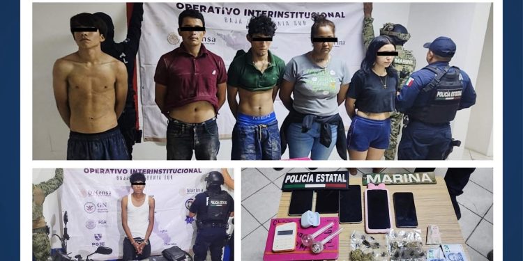 OPERATIVOS DE LA MESA ESTATAL DE SEGURIDAD PERMITEN LA DETENCIÓN DE SIETE PERSONAS POR DELITOS CONTRA LA SALUD