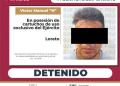 DETIENE PGJE A UN HOMBRE EN POSESIÓN DE CARTUCHOS DE USO EXCLUSIVO DEL EJÉRCITO EN LORETO