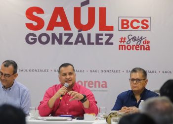 MORENA ESTÁ POR ENCIMA DE CUALQUIER PROYECTO PERSONAL Y DEBE PREVALECER LA UNIDAD: SAÚL GONZÁLEZ