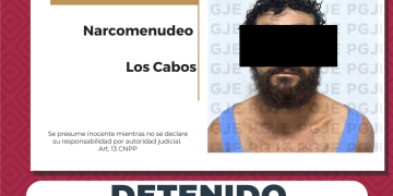 ASEGURA PGJE MÁS DE MIL 500 DOSIS DE NARCÓTICOS Y DETIENE UN HOMBRE DURANTE CATEO EN SAN JOSÉ DEL CABO