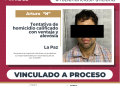 OBTIENE PGJE VINCULACIÓN A PROCESO CONTRA IMPUTADO POR TENTATIVA DE HOMICIDIO CALIFICADO EN LA PAZ