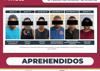 CUMPLIMENTA PGJE SEIS ÓRDENES DE APREHENSIÓN EN BCS Y EN COLABORACIÓN CON OTRAS ENTIDADES