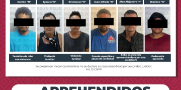 CUMPLIMENTA PGJE SEIS ÓRDENES DE APREHENSIÓN EN BCS Y EN COLABORACIÓN CON OTRAS ENTIDADES
