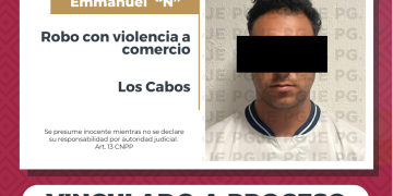 INICIA PGJE PROCESO PENAL POR ROBO A ESTABLECIMIENTO COMERCIAL EN LOS CABOS