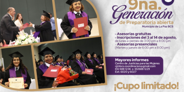 LANZA PGJE CONVOCATORIA DE PREPARATORIA ABIERTA PARA MUJERES EN LA PAZ